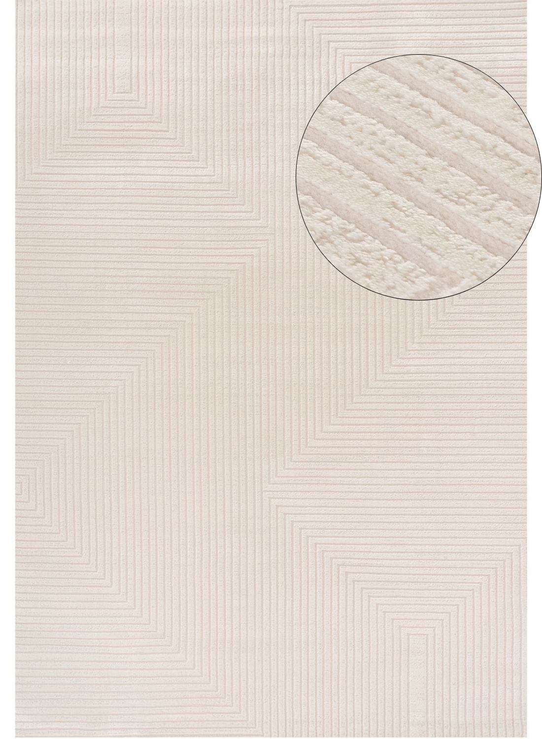 Carmel Cream Geometric | The Rugs