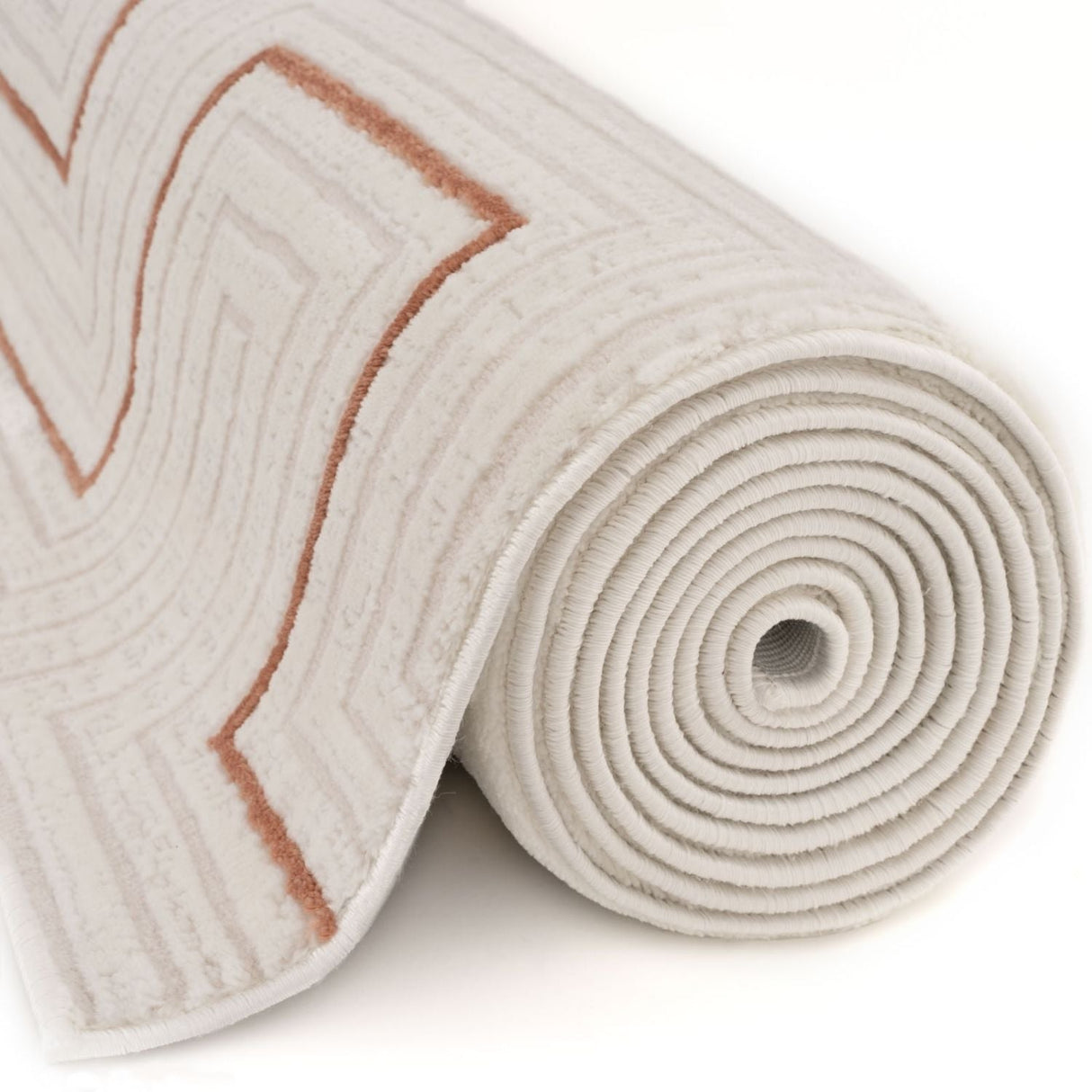 The Rugs Carmel Cream-Terra Geometric Rug 6040