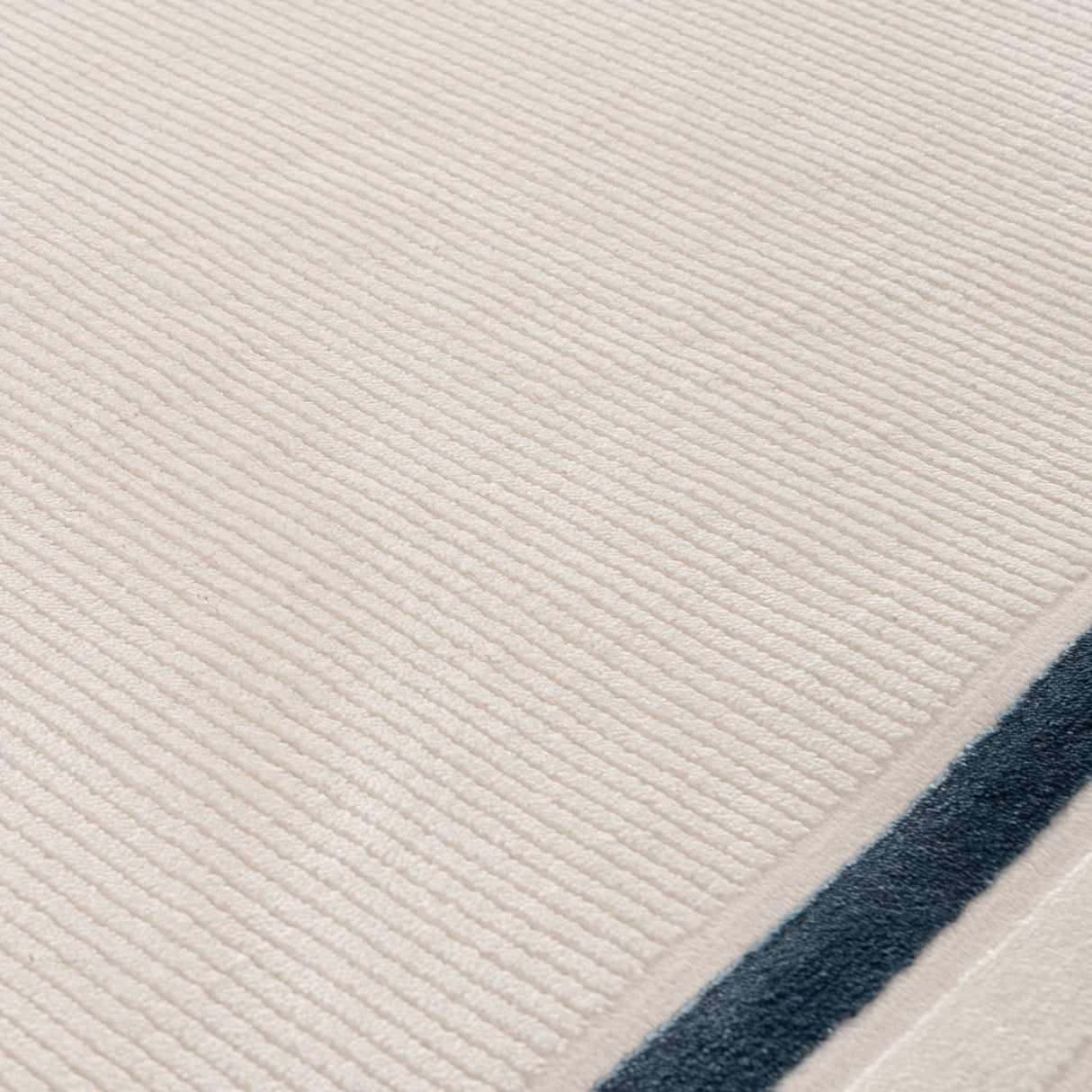 Carmel Cream‑Blue Bordered Rug 6060 | The Rugs