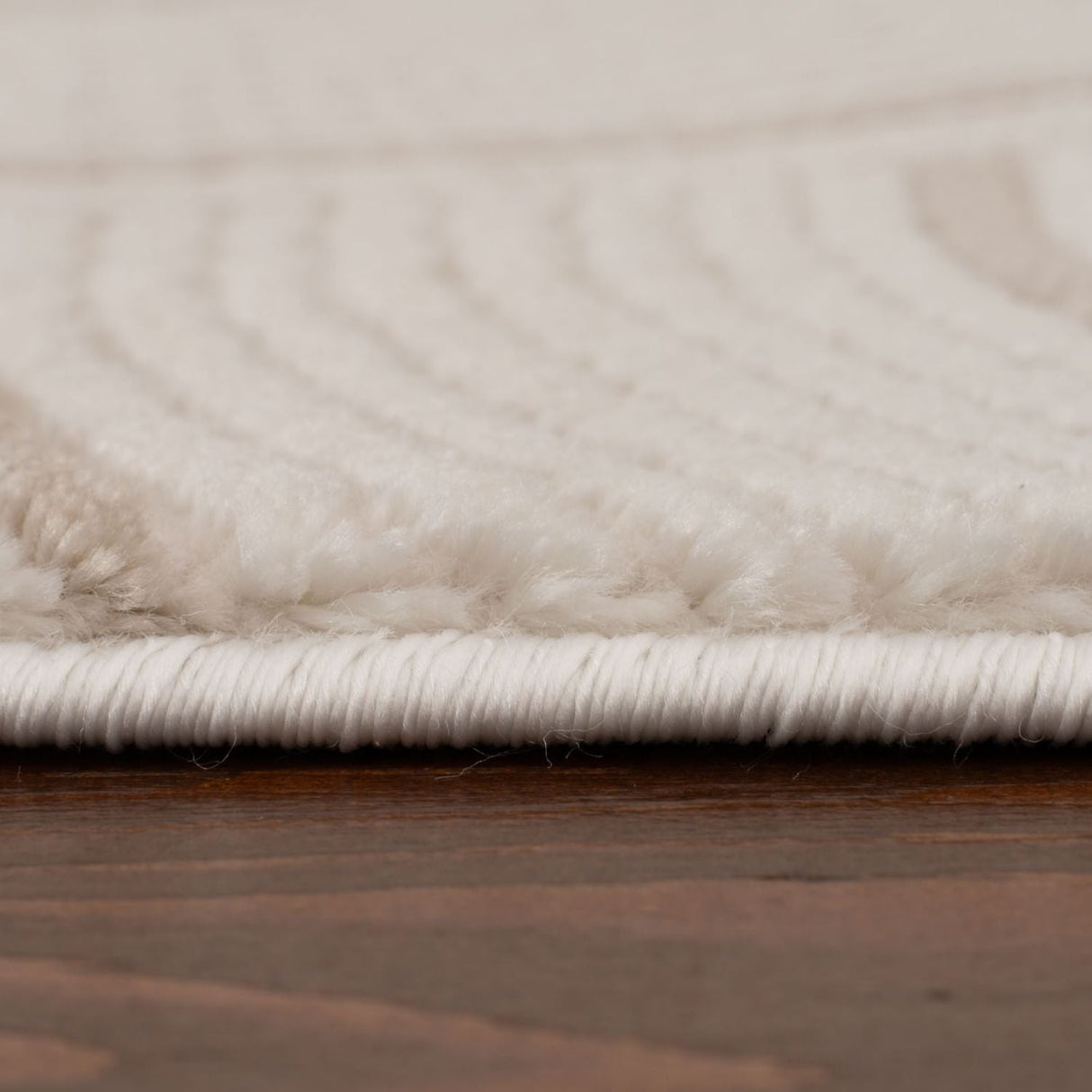 The Rugs Carmel Cream-Beige Geometric Rug 6070