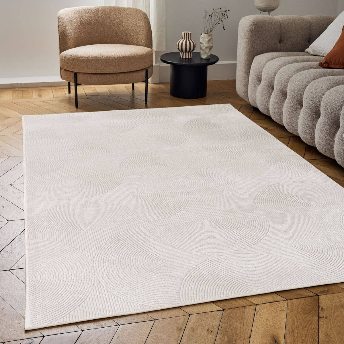 The Rugs Carmel Cream Geometric Rug | 6070