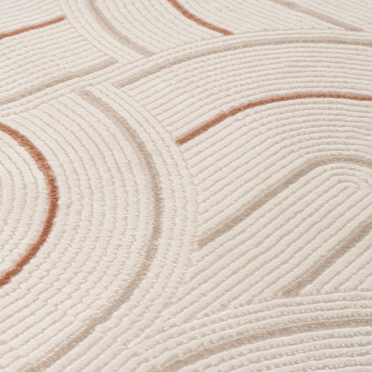 The Rugs Carmel Cream-Terra Geometric Rug 6070