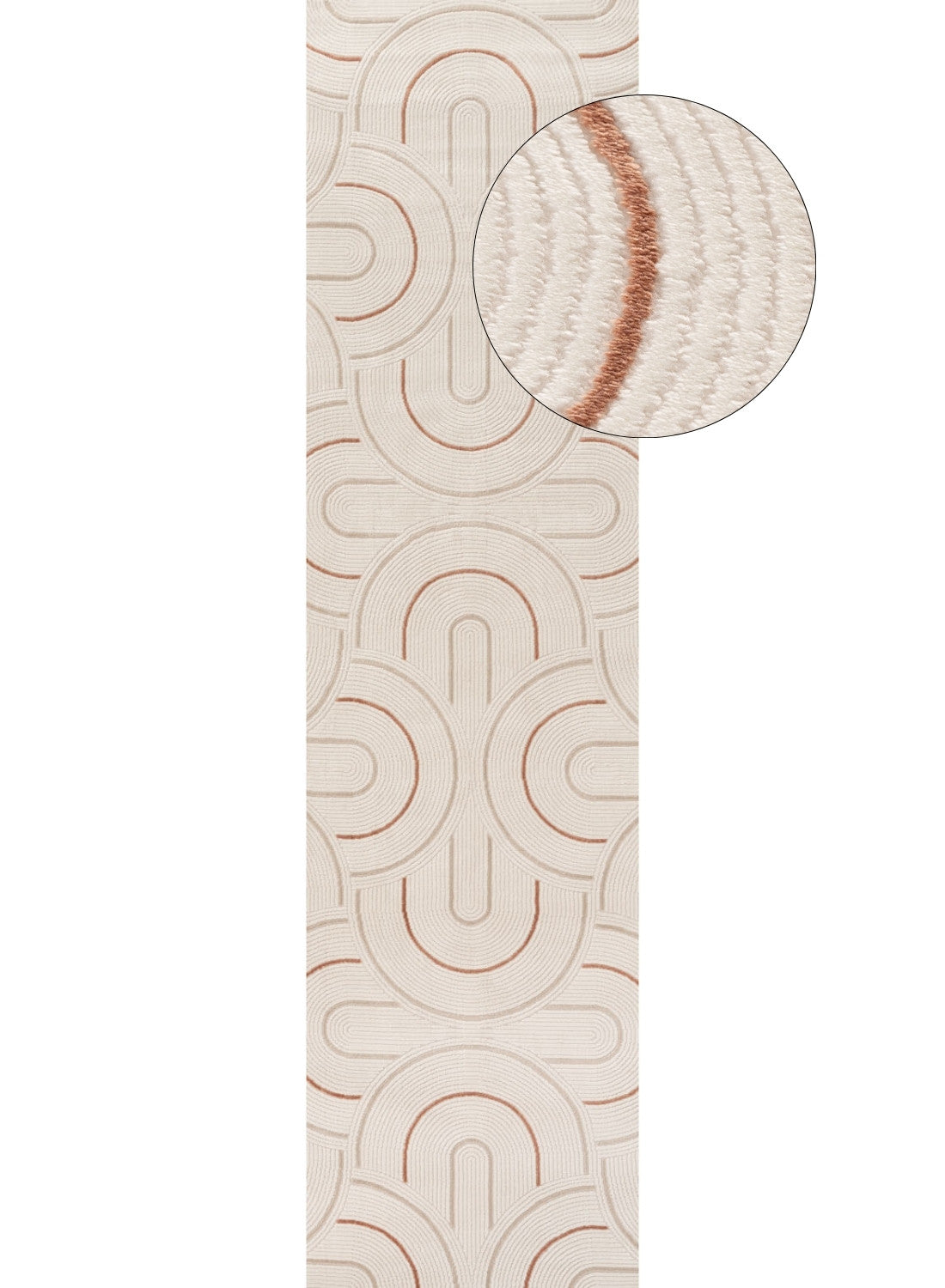The Rugs Carmel Cream-Terra Geometric Rug 6070