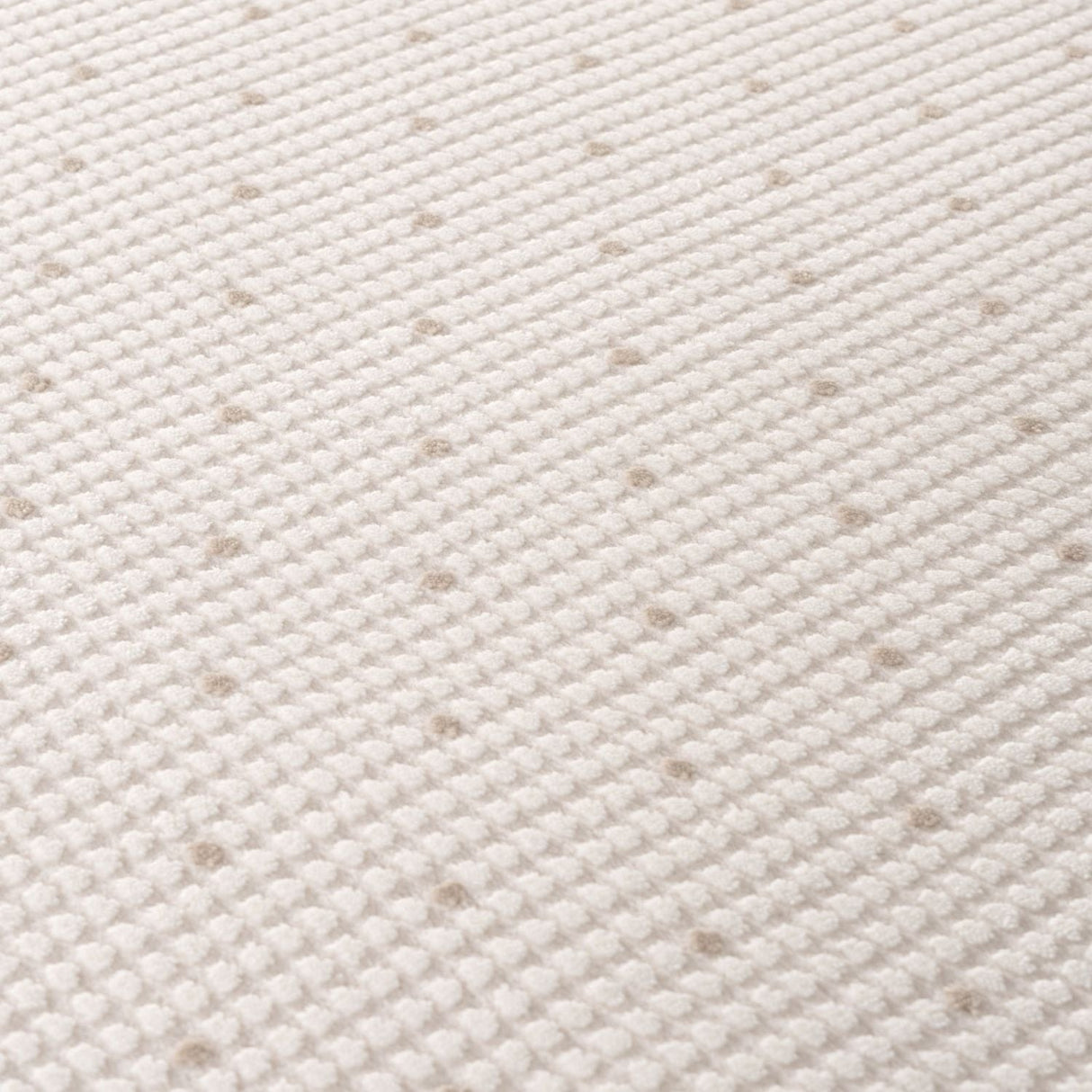 Carmel Cream-Beige Dots Rug | 6080