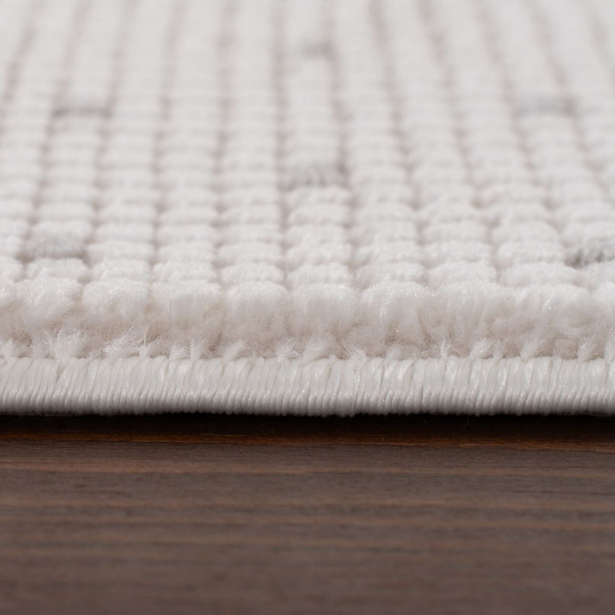 Carmel Cream-Grey Dots Rug | 6080