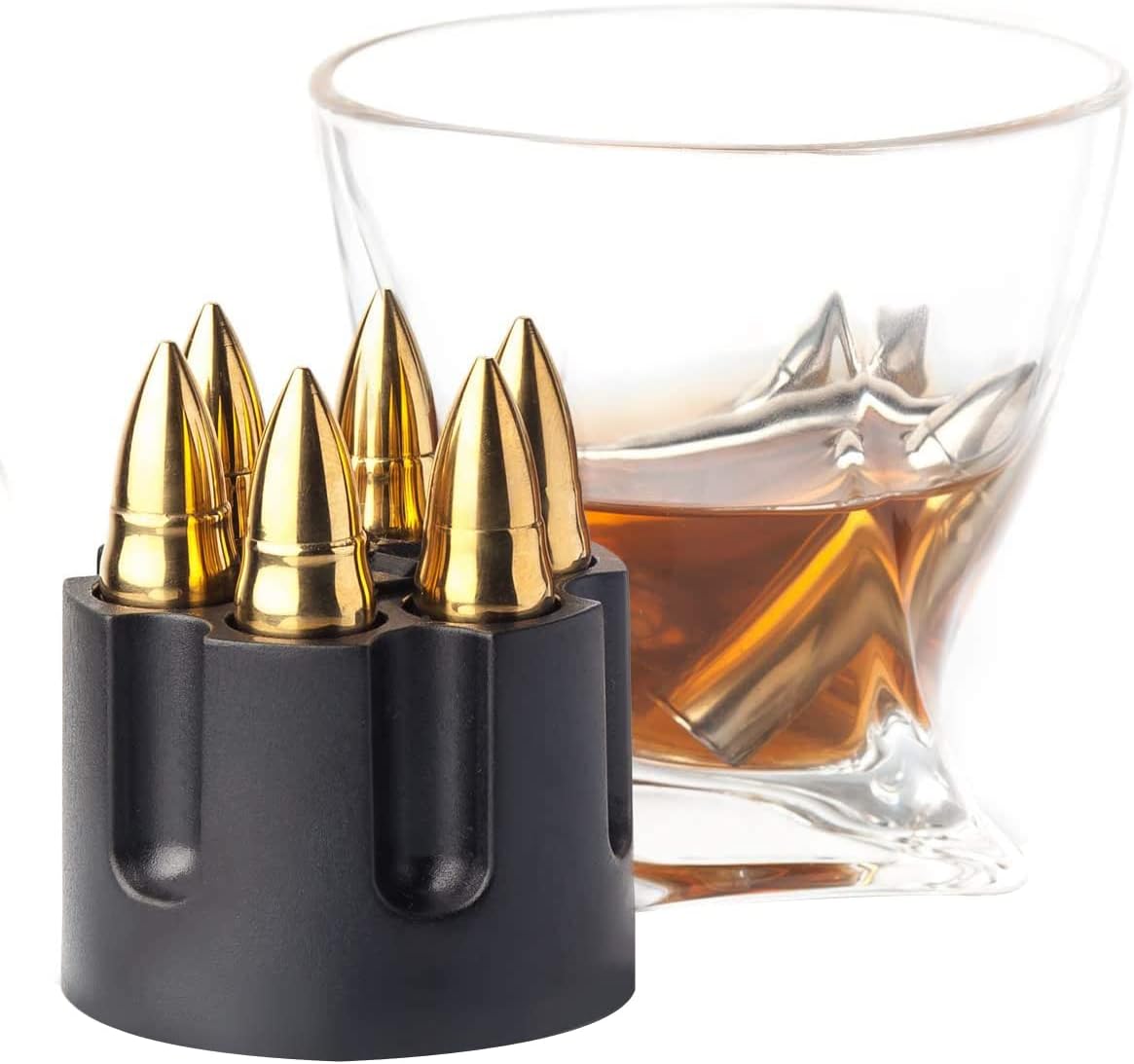 Jeray Bar Originale Bullet Ice Cubes Gold ( Pack Of 6 )