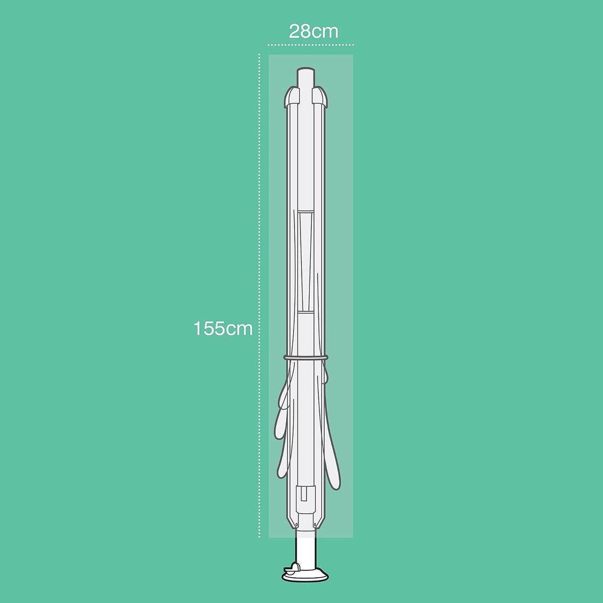Etree Rotary Washing Line Cover