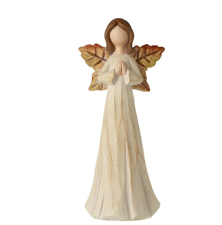 Blush & Bale Autumn Angel Ornament Décor - 26.5cm