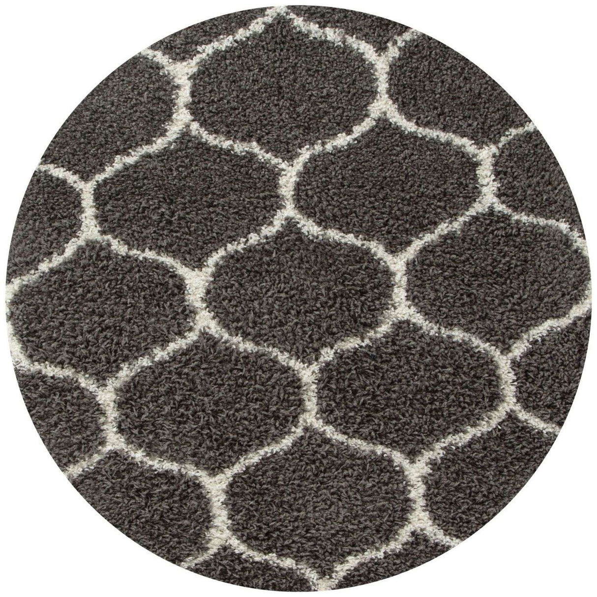 The Rugs - Moroccan Dark Grey Shaggy Rug | 640