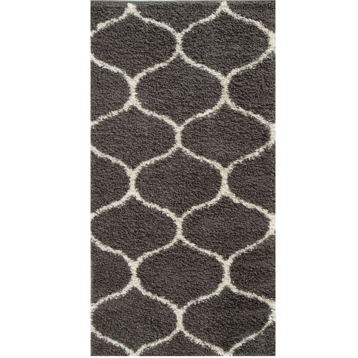 The Rugs - Moroccan Dark Grey Shaggy Rug | 640