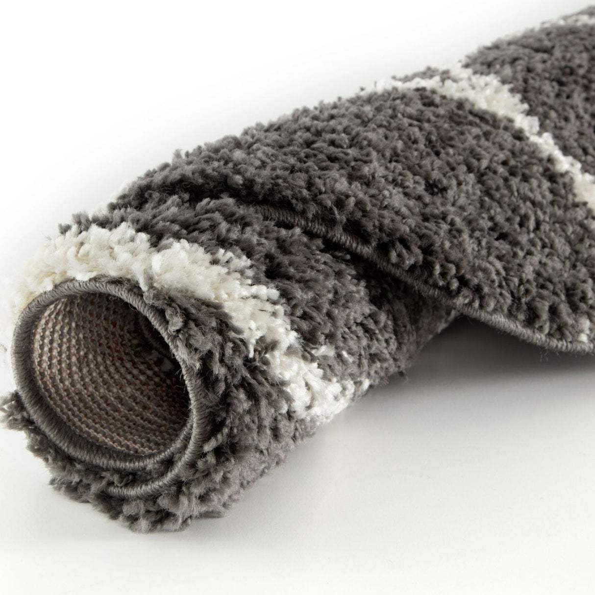 The Rugs - Moroccan Dark Grey Shaggy Rug | 640