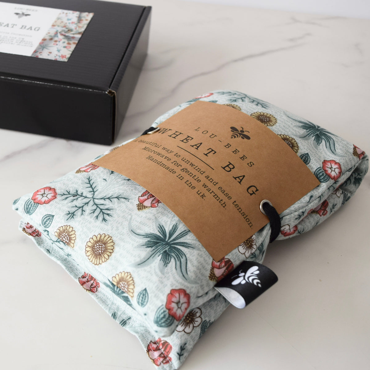 Lou-bees Strawberry Thief Wheat Bag