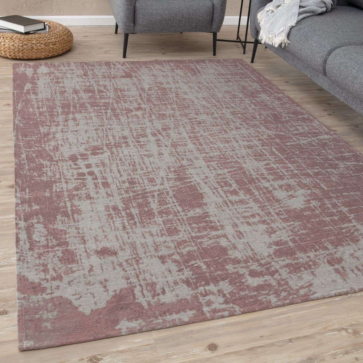 Machine Washable Rug Carina Pink – Stylish & Non‑Slip