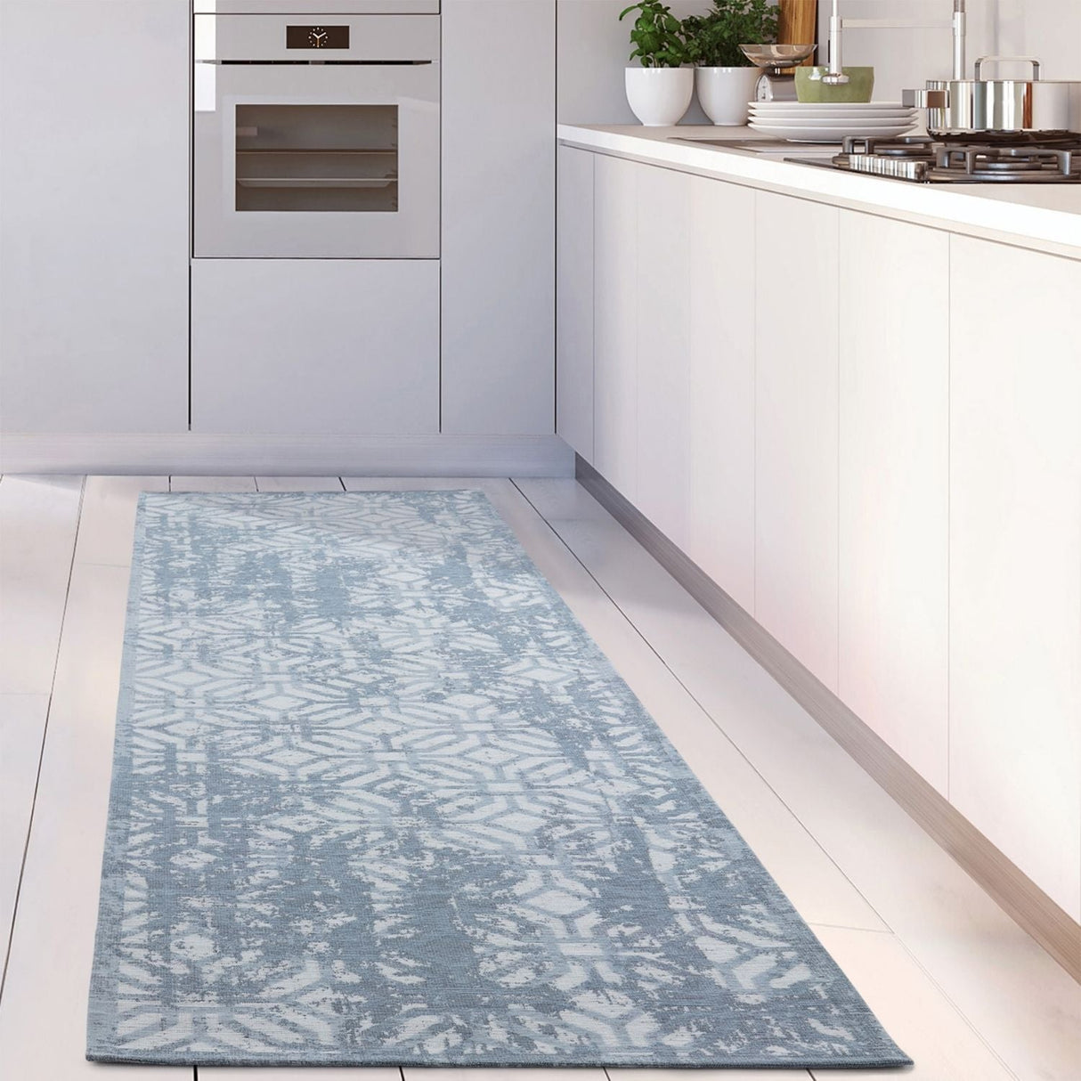 The Rugs Washable Rug Carina Blue 6931B