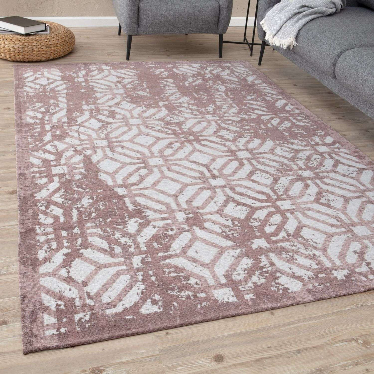 The Rugs Washable Rug Carina - Pink