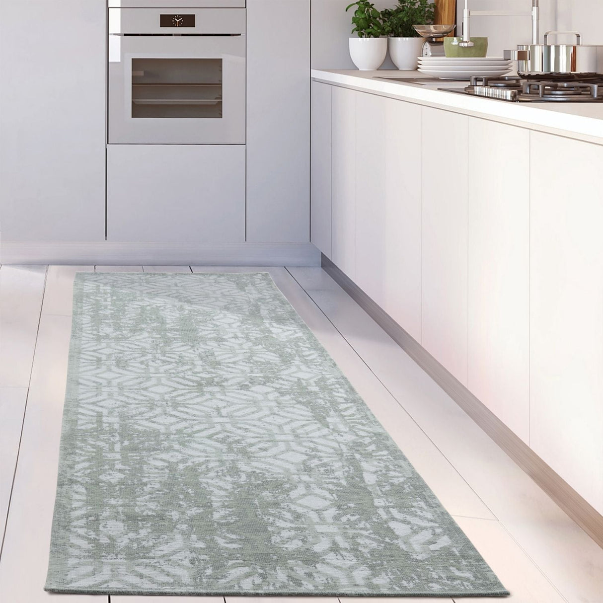 The Rugs Washable Rug Carina Green | 6934