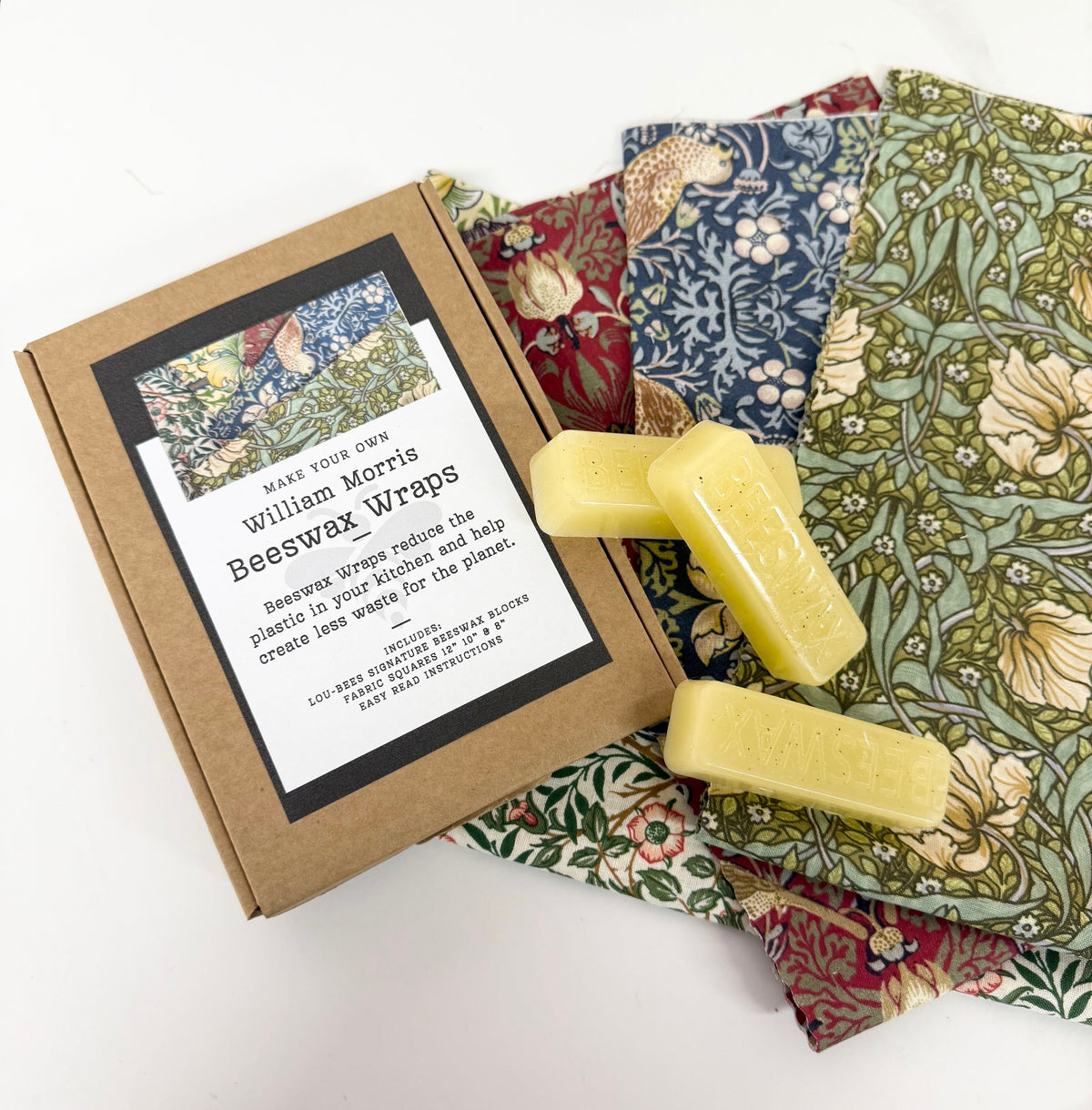Lou-bees Make Your Own Beeswax Wraps Kit