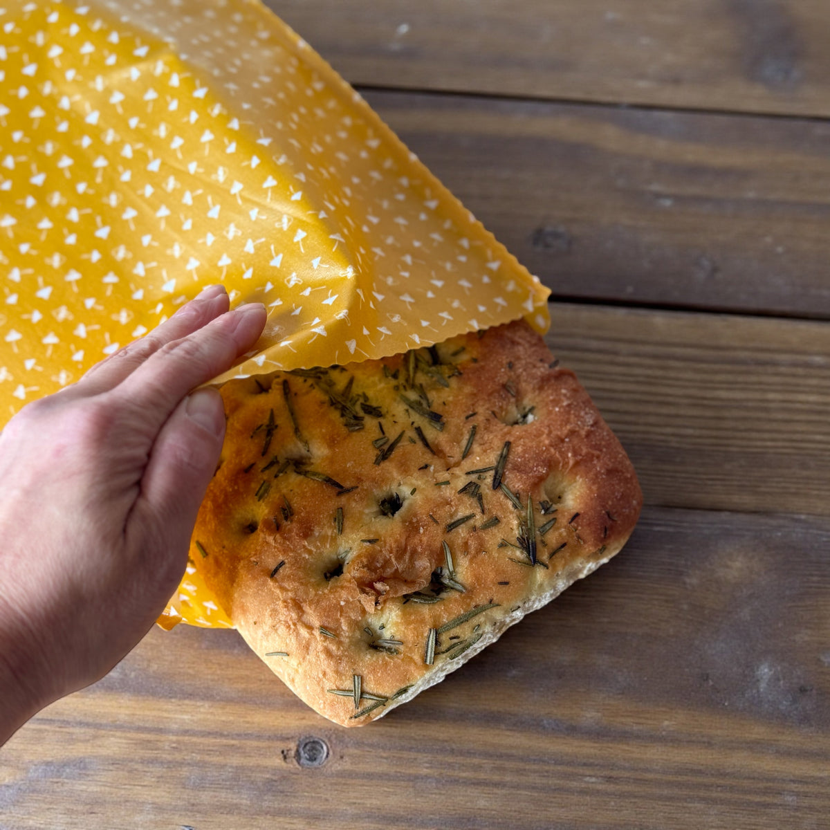 Lou-bees Toadstool Mustard Bread Bag