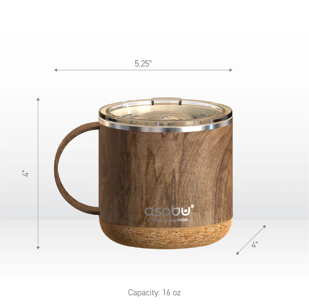 Asobu Infinite Mug, 470ml, Wood
