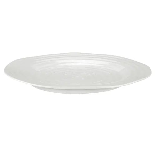 Portmeirion Sophie Conran Porcelain Dinner Plates, Set of 4, White
