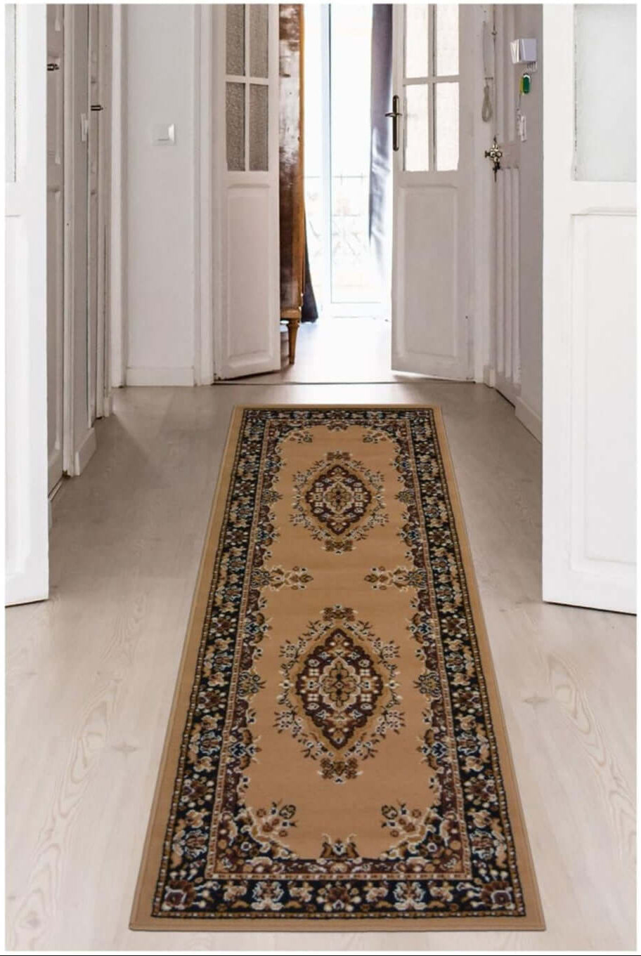 Maestro Traditional Brown Rug | 100% polypropylene