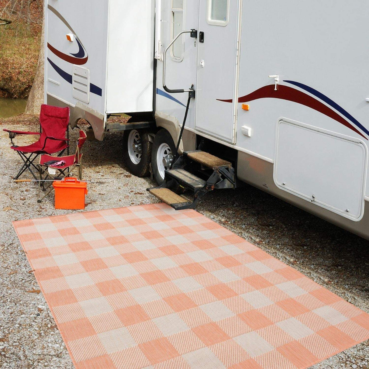 The Rugs Ecology Outdoor Rug Orange 700OR