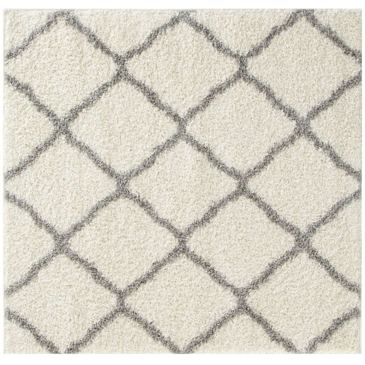 Moroccan Ivory Shaggy Rug 700 | The Rugs