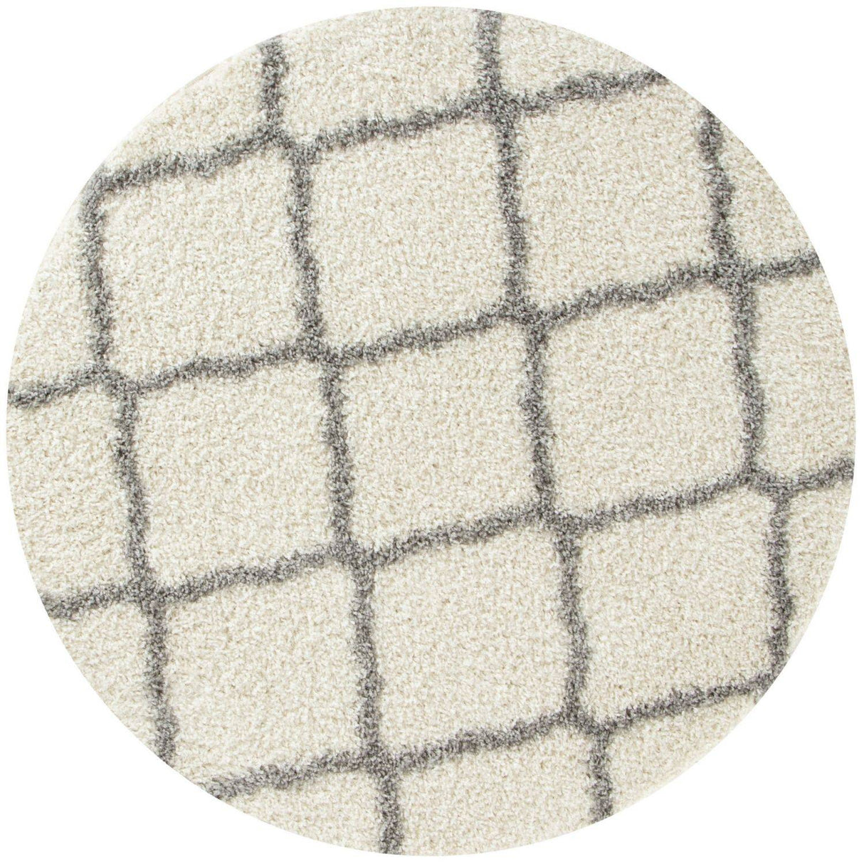 Moroccan Ivory Shaggy Rug 700 | The Rugs