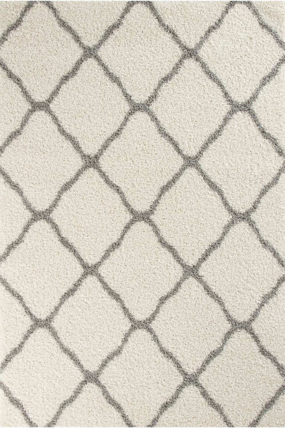 Moroccan Ivory Shaggy Rug 700 | The Rugs