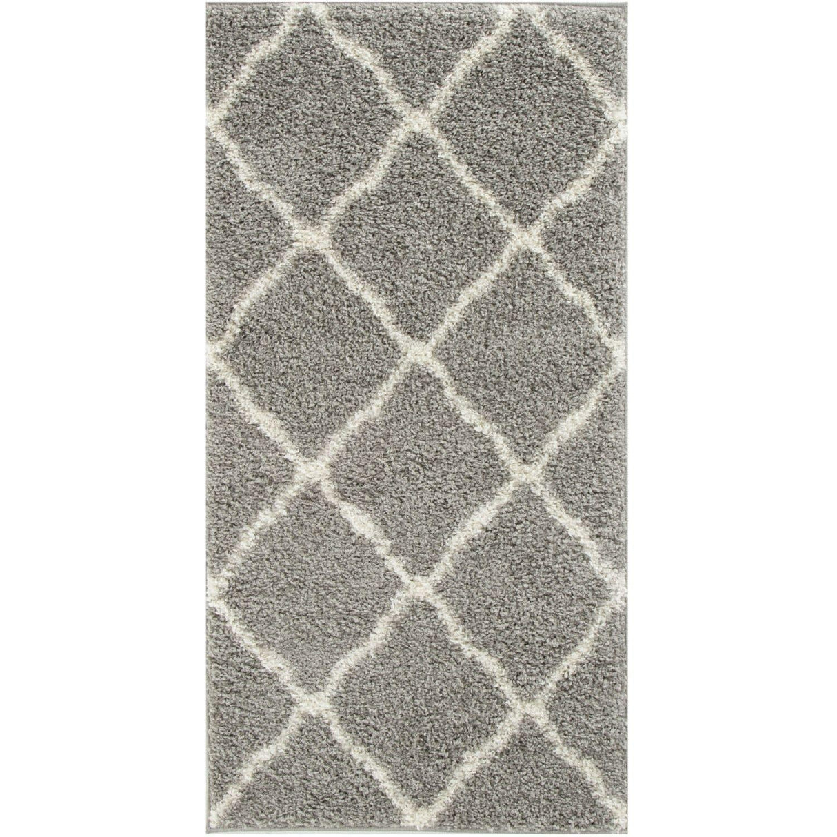 Moroccan Grey Shaggy Rug by The Rugs | 710