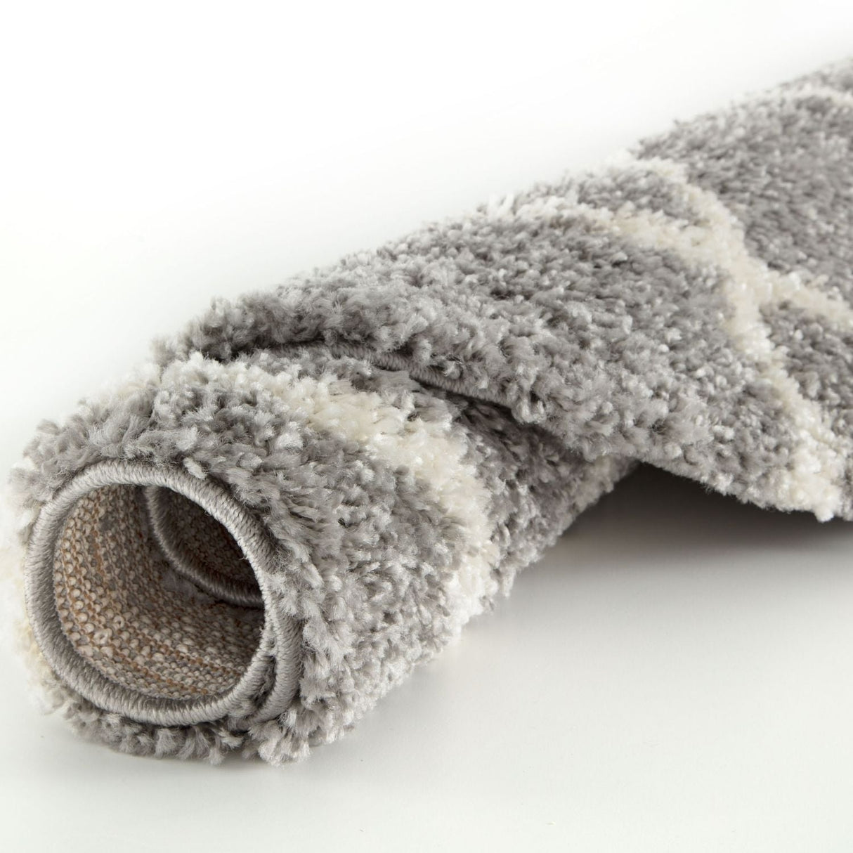Moroccan Grey Shaggy Rug by The Rugs | 710