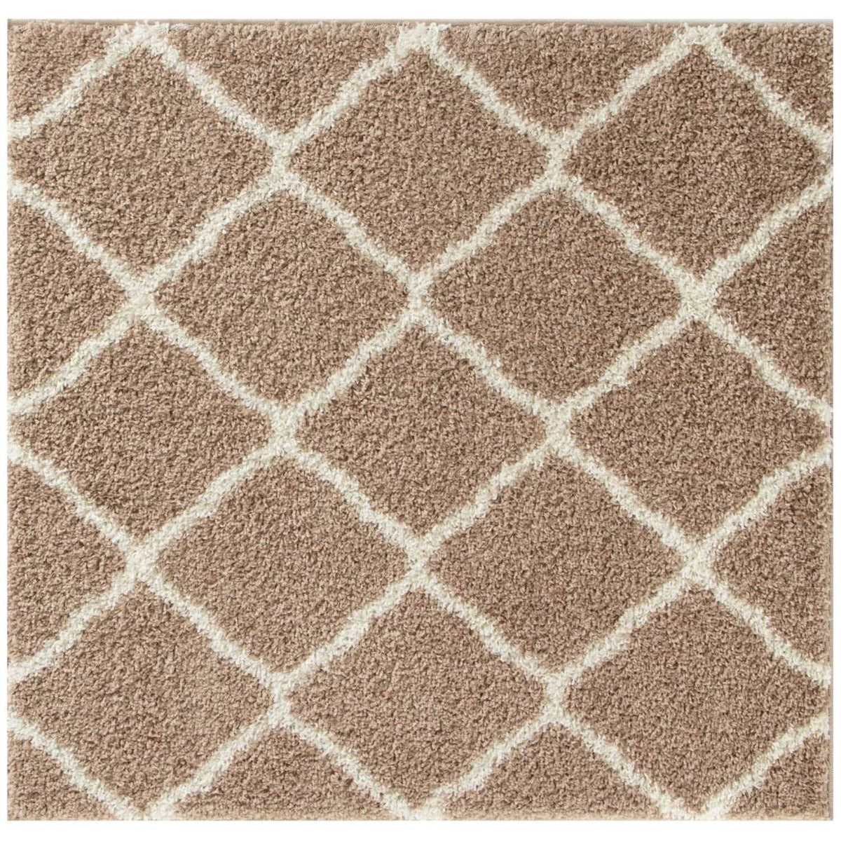 Moroccan Beige Shaggy Rug 720 by The Rugs
