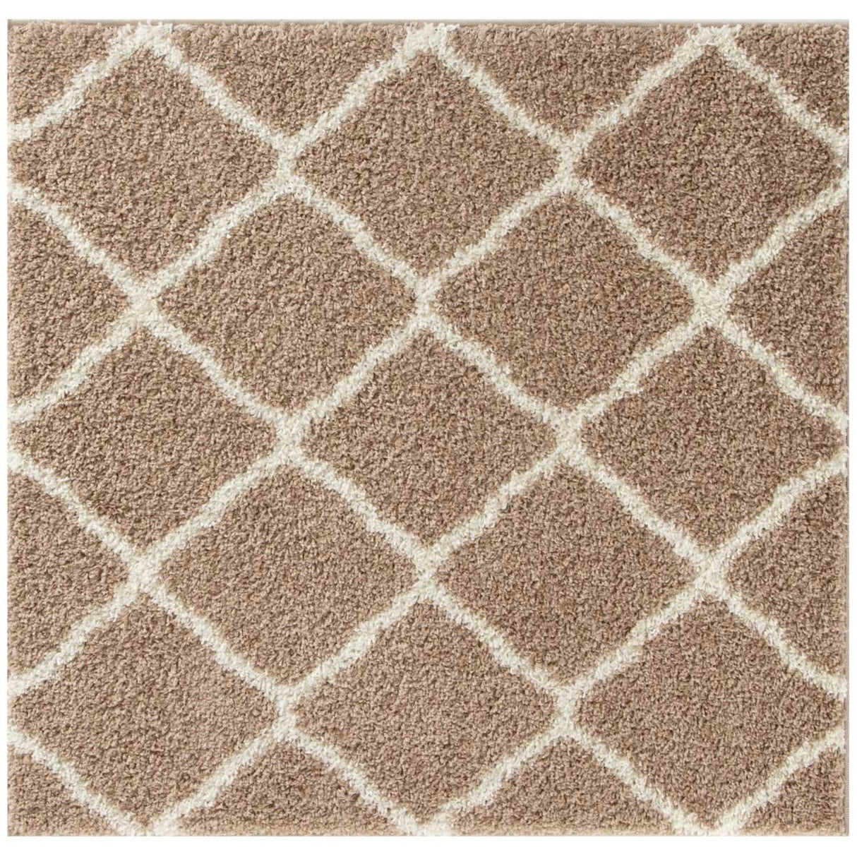 Moroccan Beige Shaggy Rug 720 by The Rugs