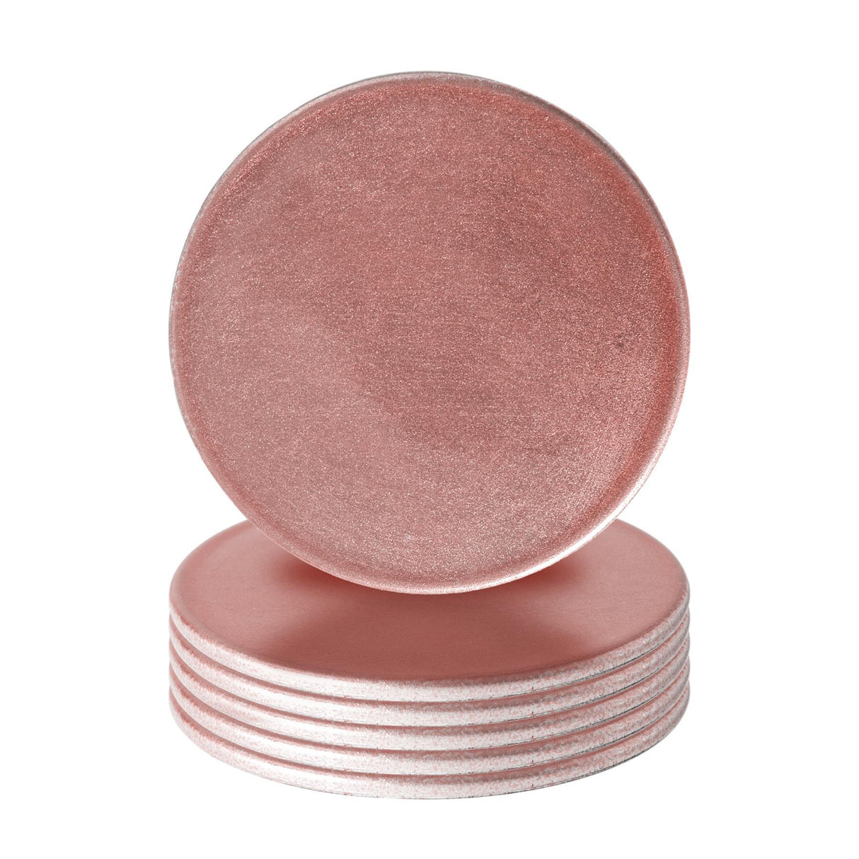 Rinkit Metallic Melamine Coasters - Pack of Six