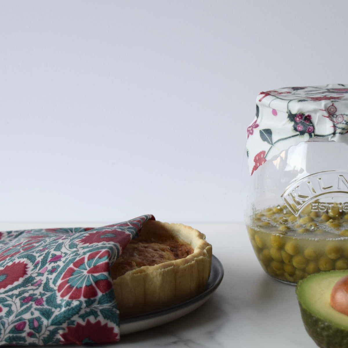Lou-bees William Morris Indian Summer Beeswax Wraps