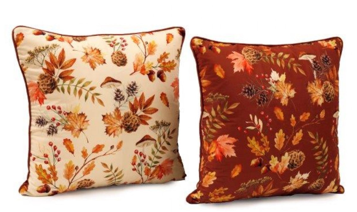 Blush & Bale Autumn Floral Cushion Set of 2 - 45cm x 45cm
