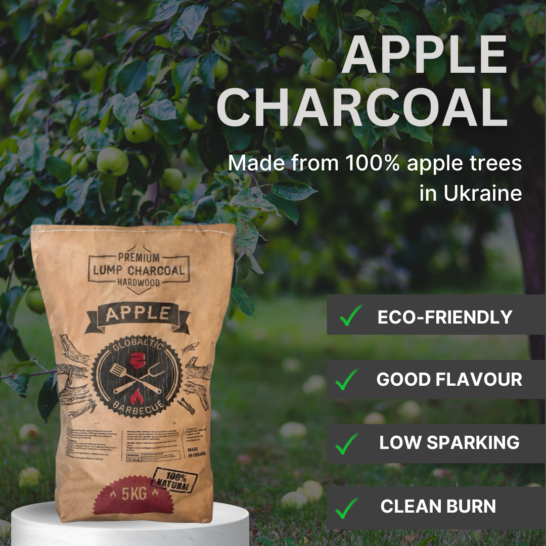 Globaltic Apple Lumpwood Charcoal - 5kg