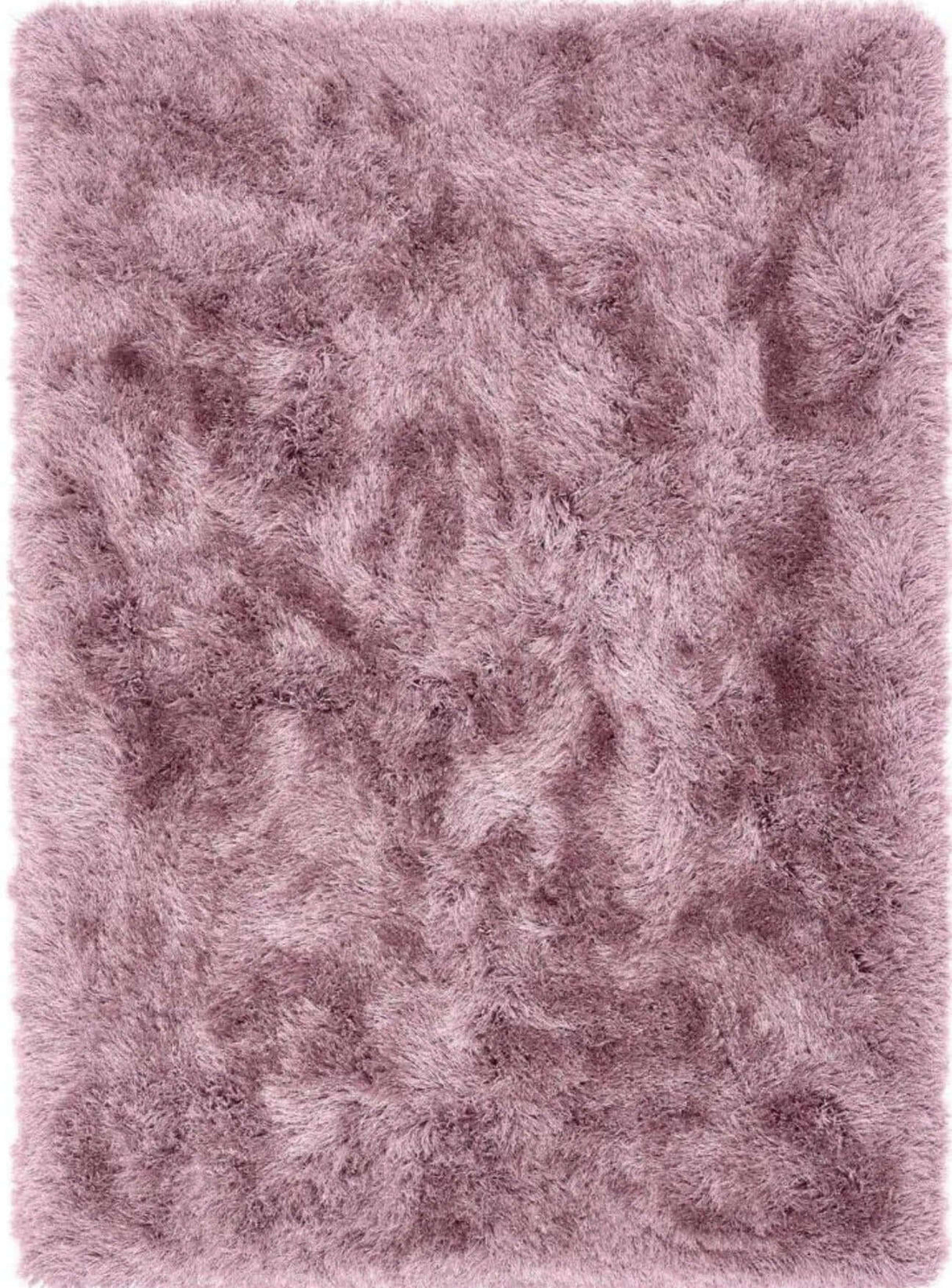 Extravagance Lilac Shaggy Rug by The Rugs