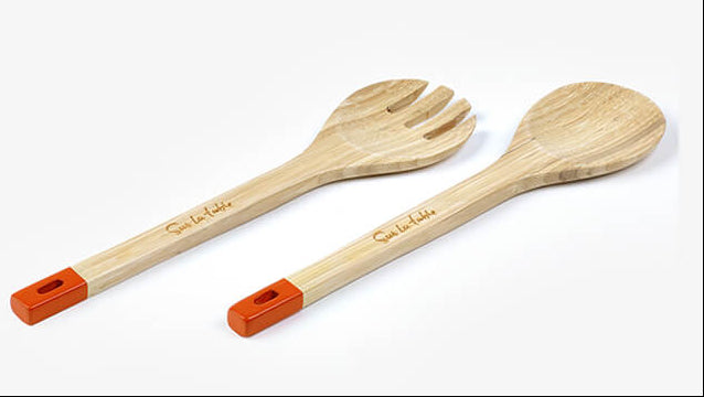 Sur La Table Bamboo Salad Spoons