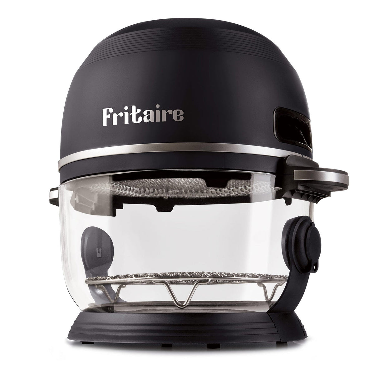 Fritaire Self-Cleaning Glass Bowl Air Fryer 9-in-1 - Midnight Black