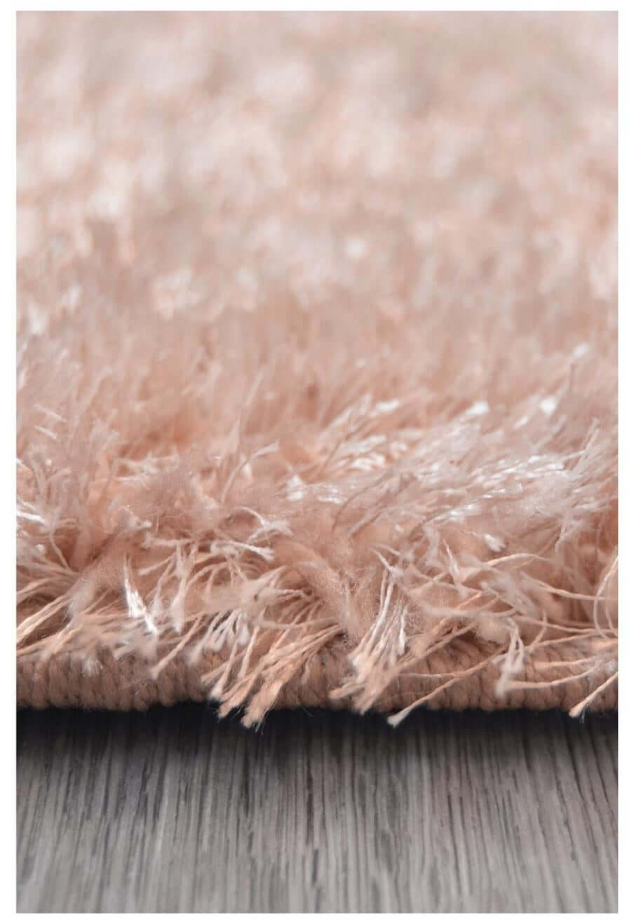 The Rugs Shimmer Pink Supersoft Shaggy Rug ODS33