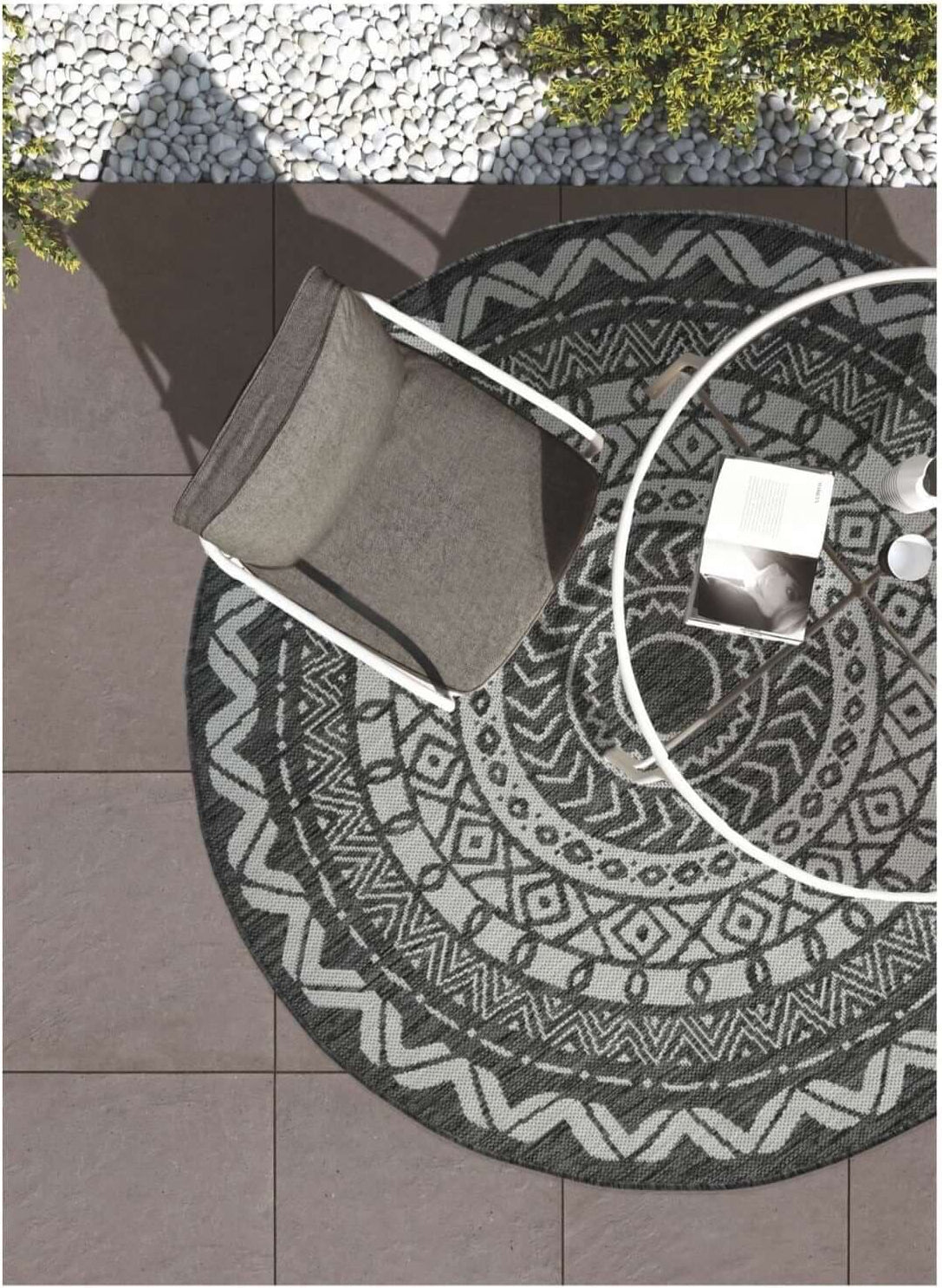 County Circle Indoor‑Outdoor Rug 11659A by The Rugs