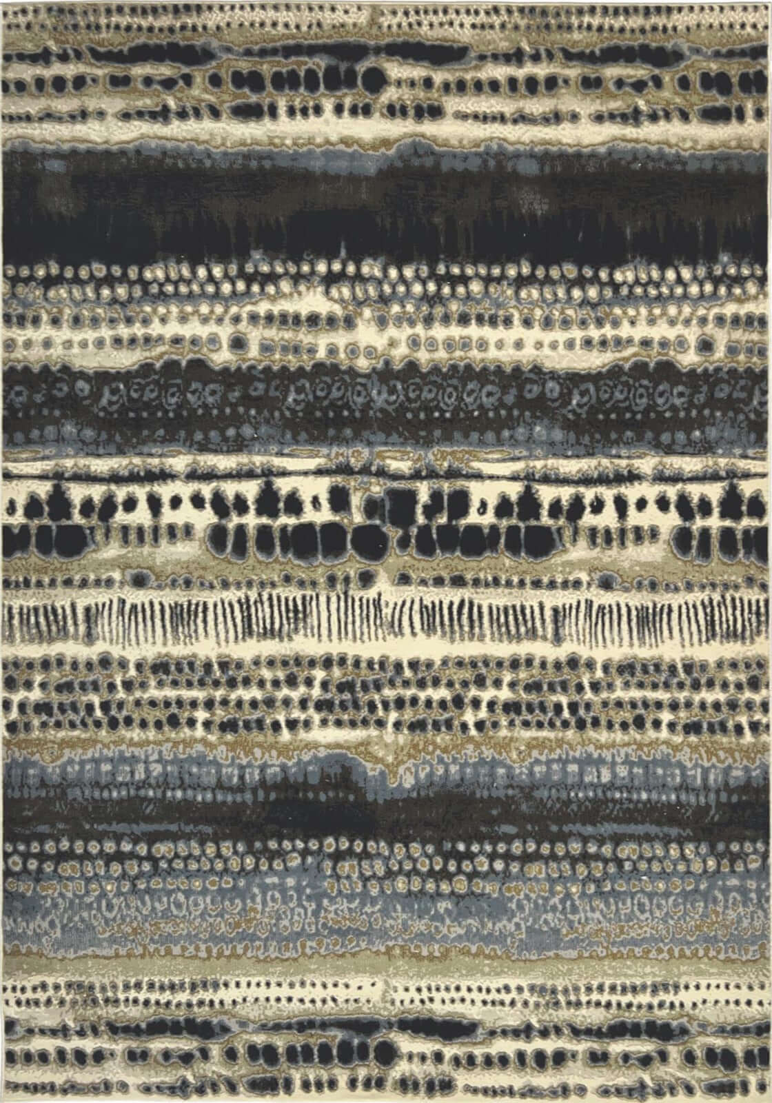 Batik Multicolour Abstract Rug by The Rugs