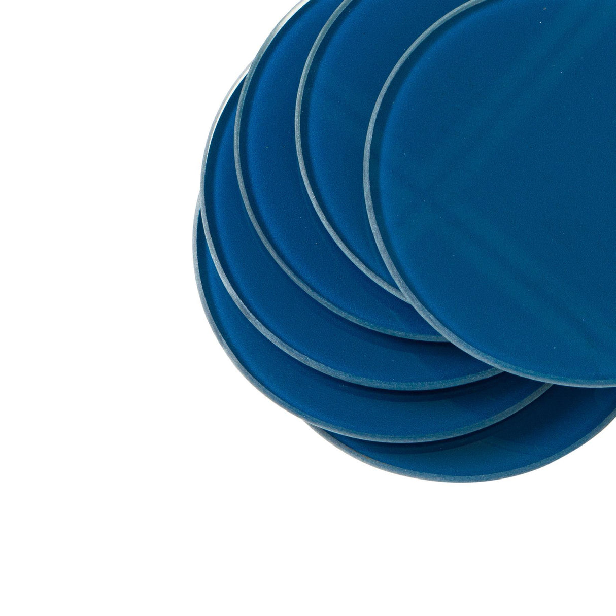 Rinkit Round Glass Coasters – Pack of Six