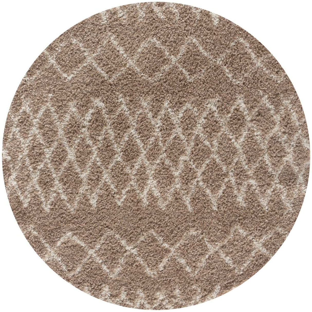 Moroccan Beige Shaggy Rug 920 by The Rugs