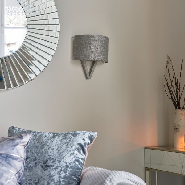 Pagazzi Kaden Grey Wood Wall Light