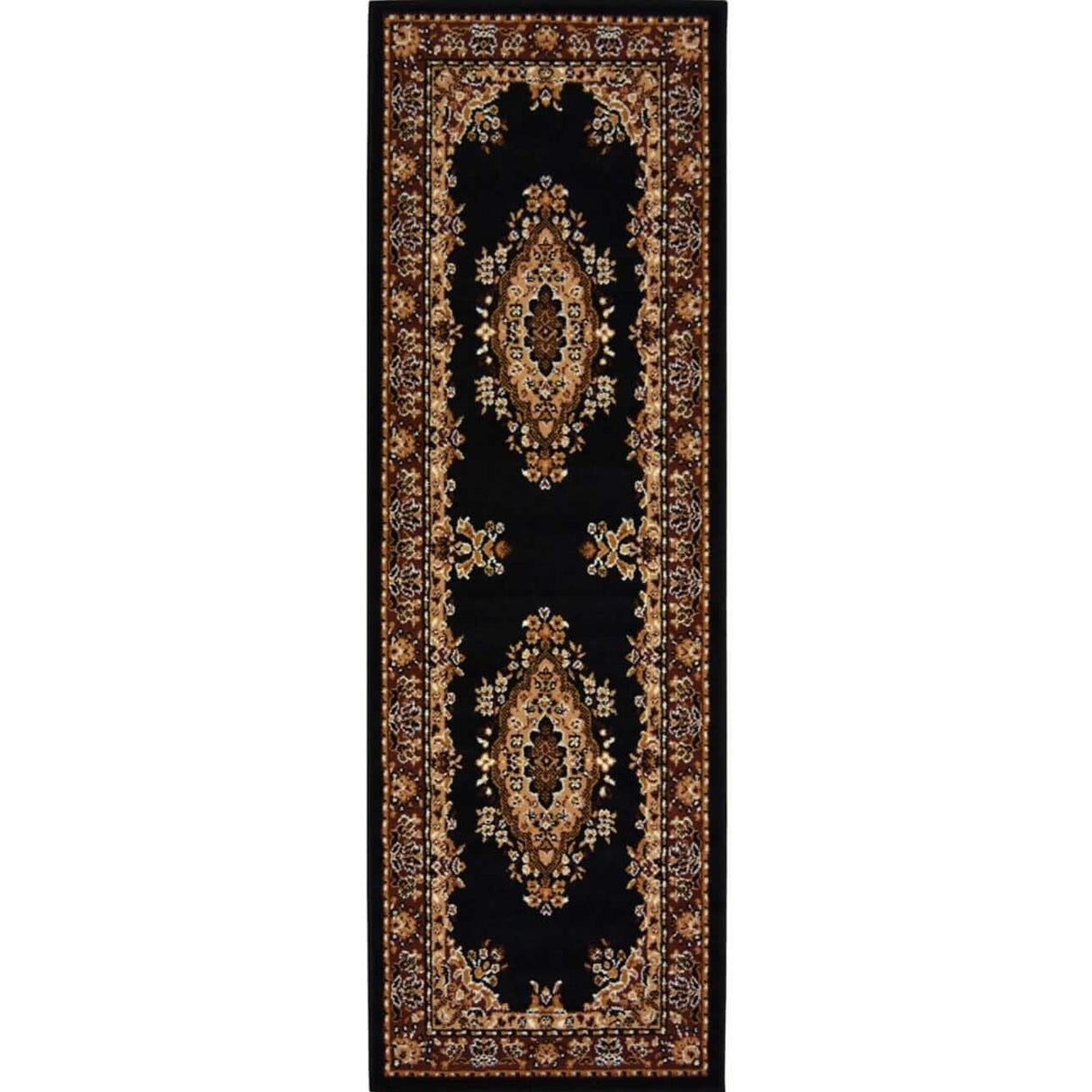 The Rugs Maestro Traditional Black Rug 4470 B11