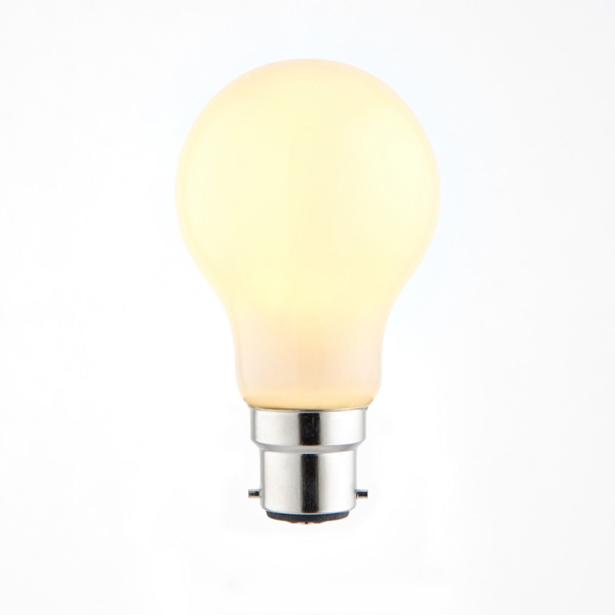 Pagazzi B22 BC 7W LED GLS Coated Warm White Dimmable Light Bulb