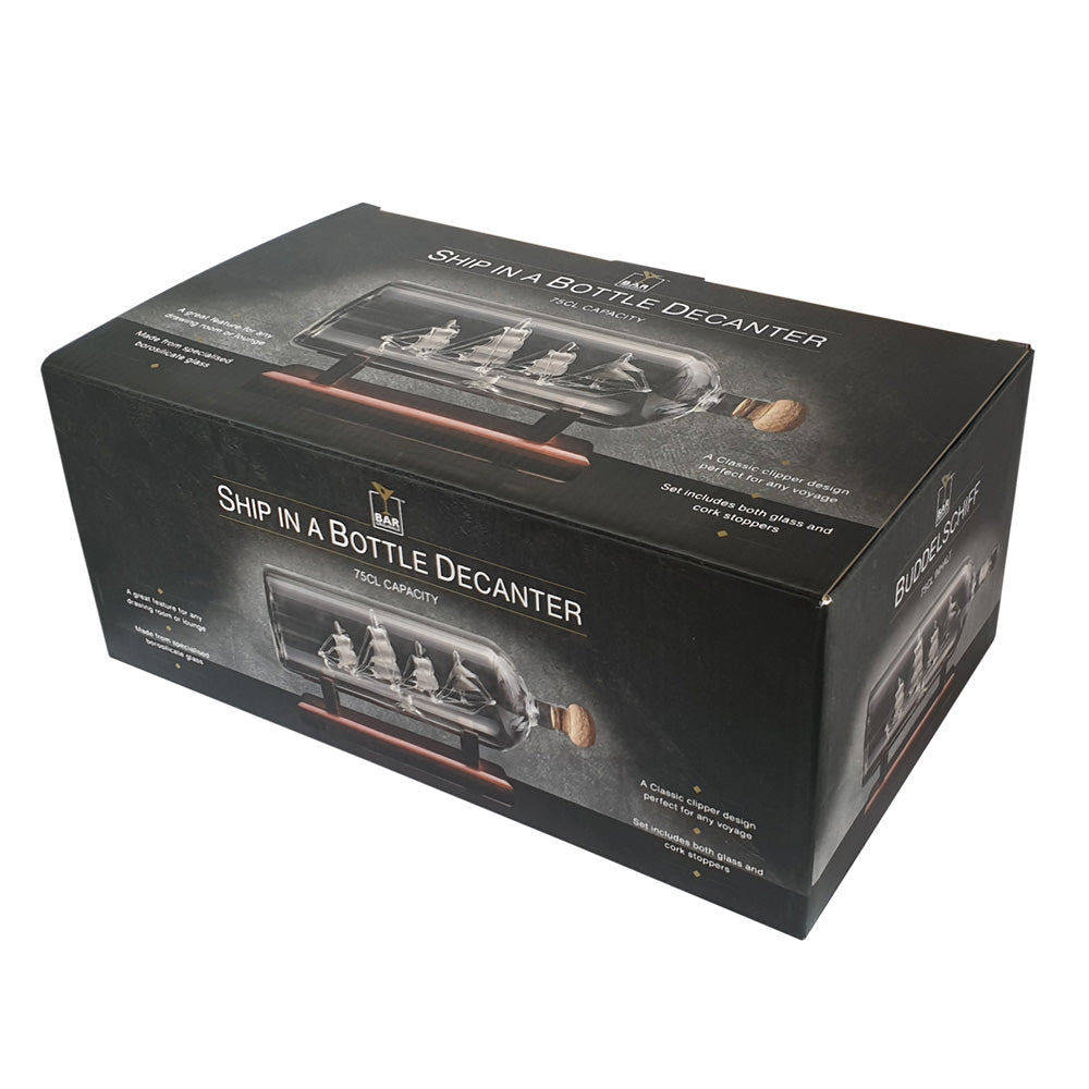 Jeray Bar Originale Ship In a Bottle Decanter, 750ml