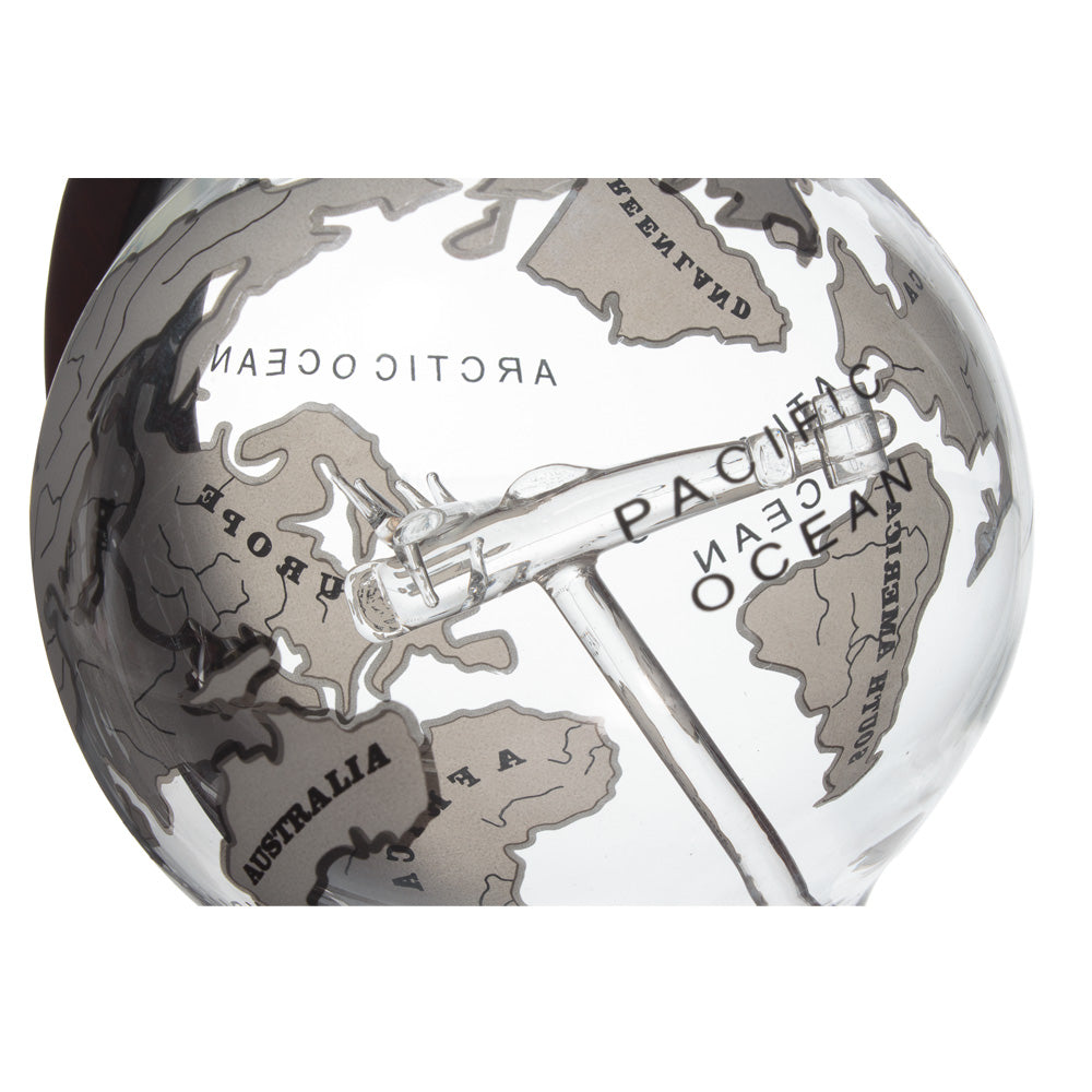 Jeray Bar Originale Silver Plane Globe Decanter, 750ml
